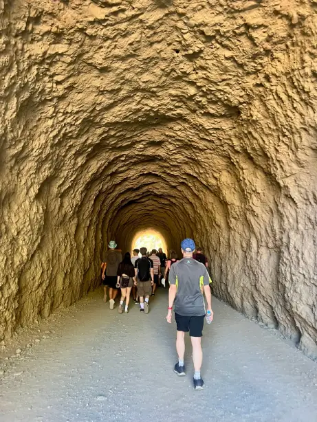 Tunnel at the entrance